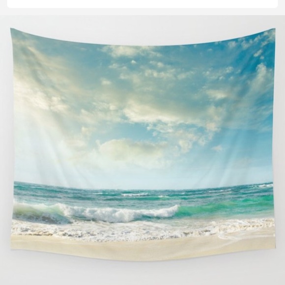Society6 Other - Society6 LARGE beach paradise tapestry wall art